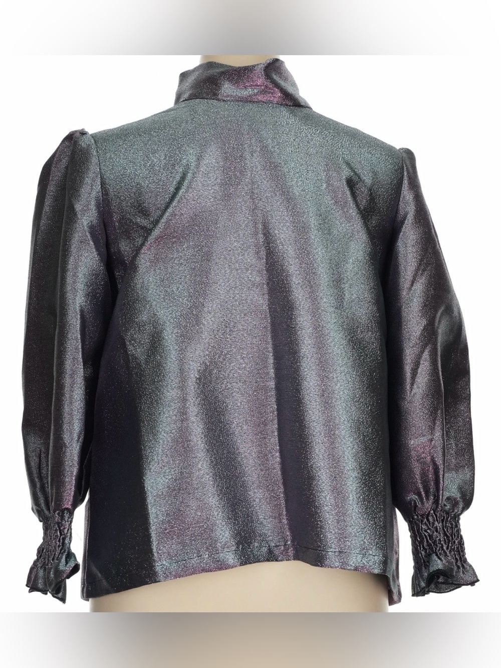 Buru Iridescent Long Sleeve Mod Top